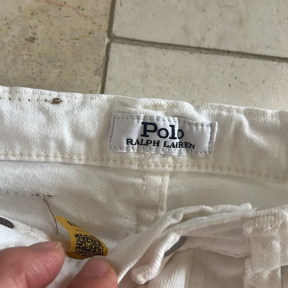 Ralph Lauren white denim boy’s jeans